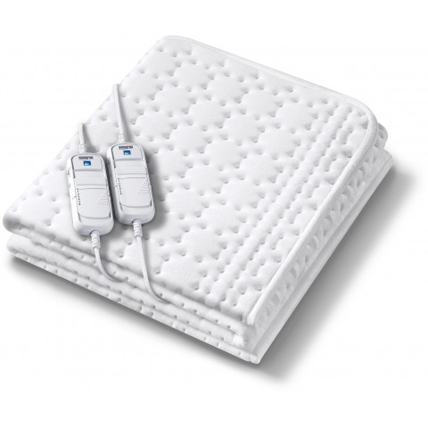 Beurer Monogram Fitted AllergyFree Double Electric Blanket with Dual Controls Thumbnail