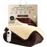 Homefront Electric Heated Chocolate and Cream Throw